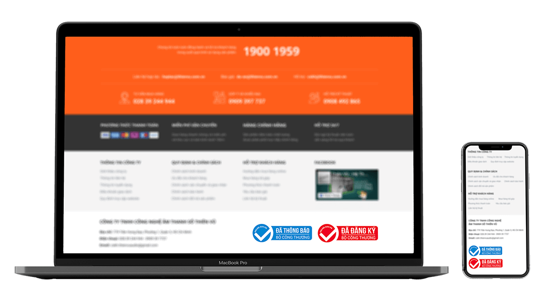 Dịch vụ Thông báo website với Bộ Công Thương
