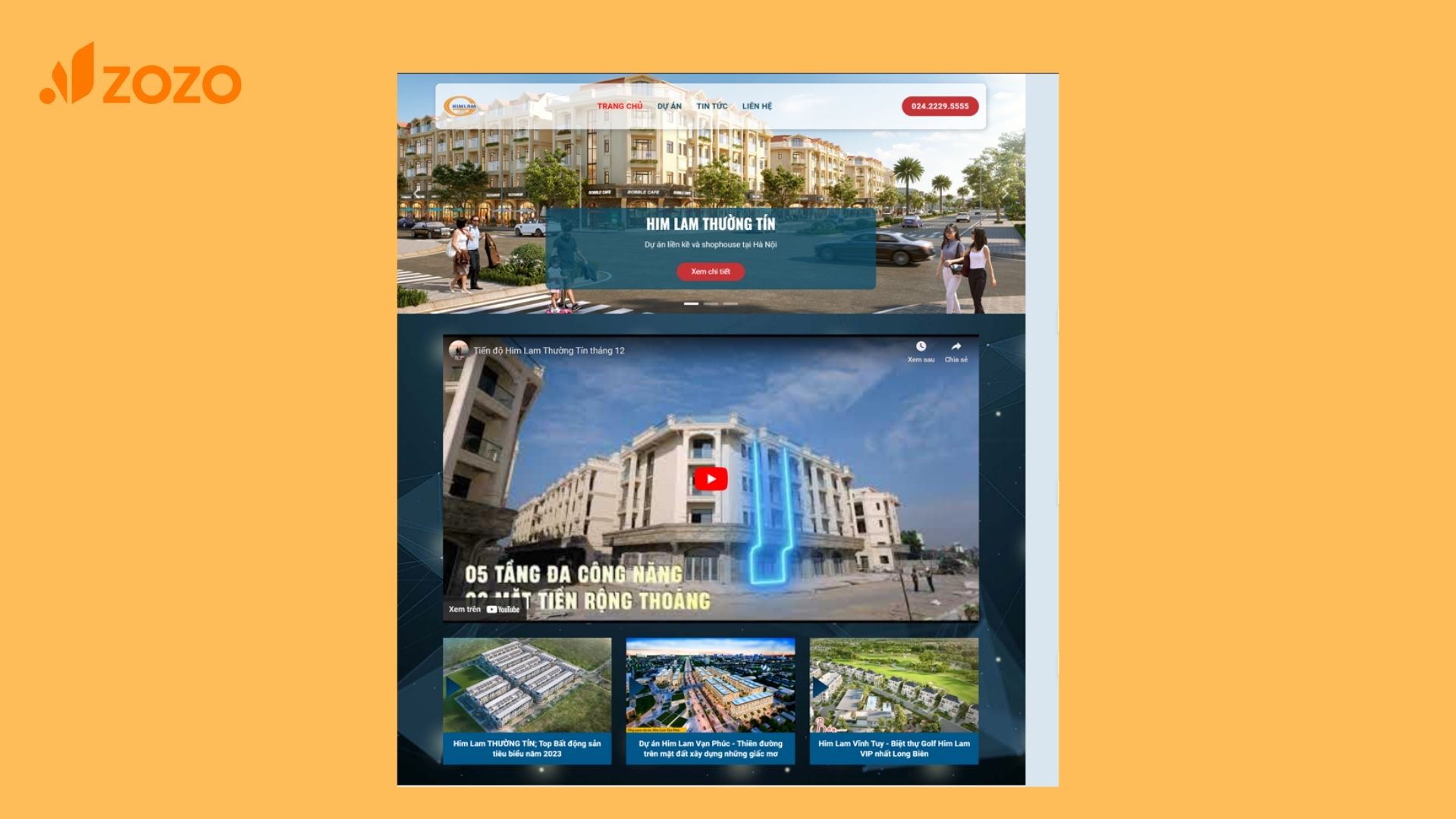 web bất động sản giá rẻ