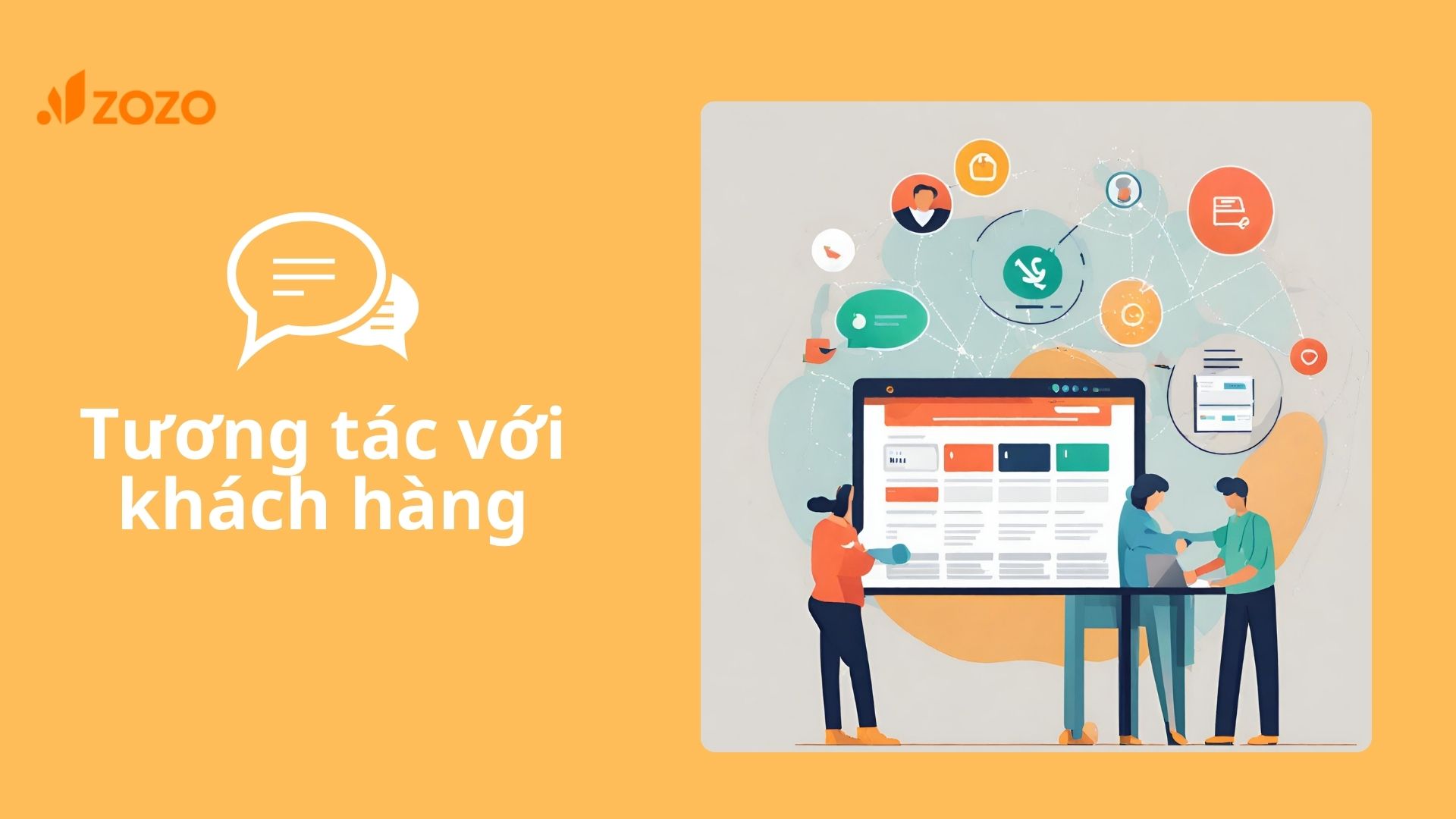 tương tác với khách hàng trên website