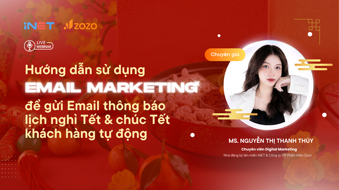 Gửi email chúc Tết Đối tác, khách hàng